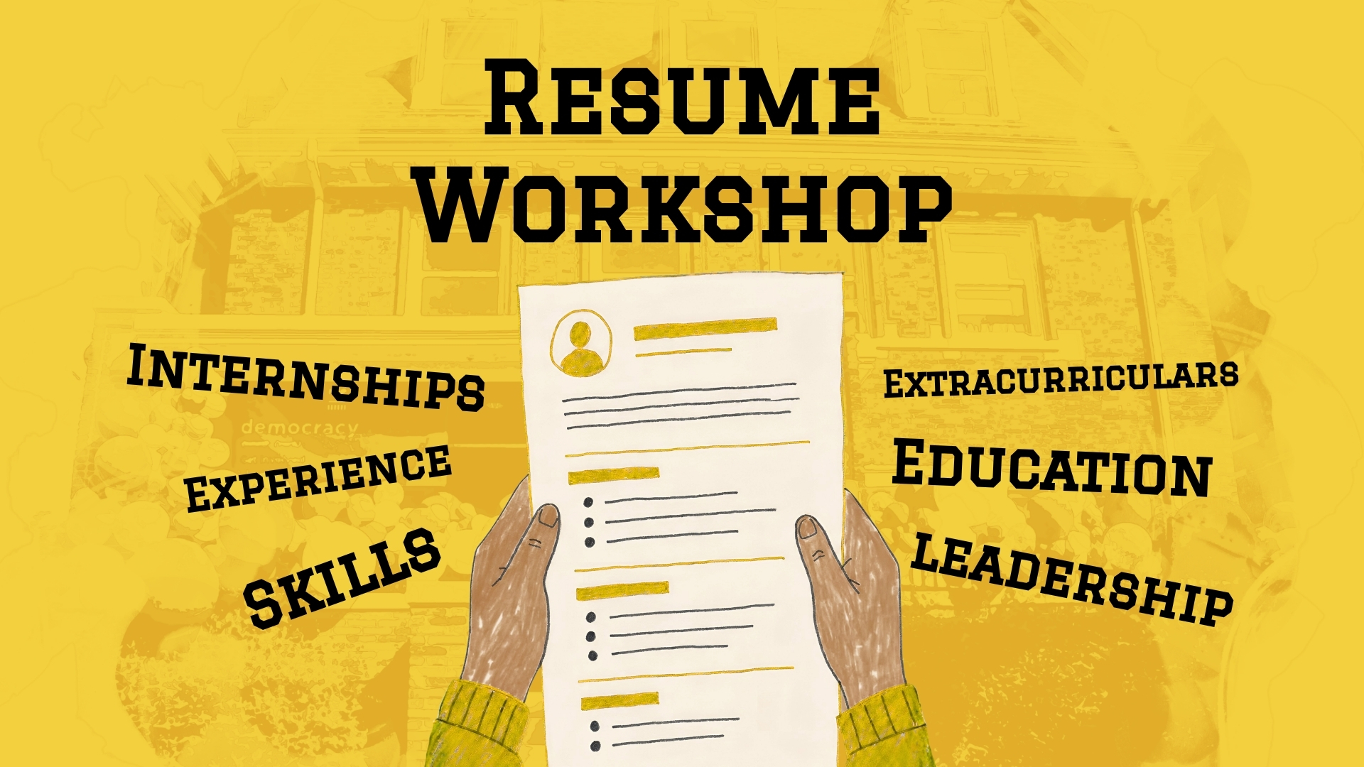 Poster Image for CD Resume Workshop