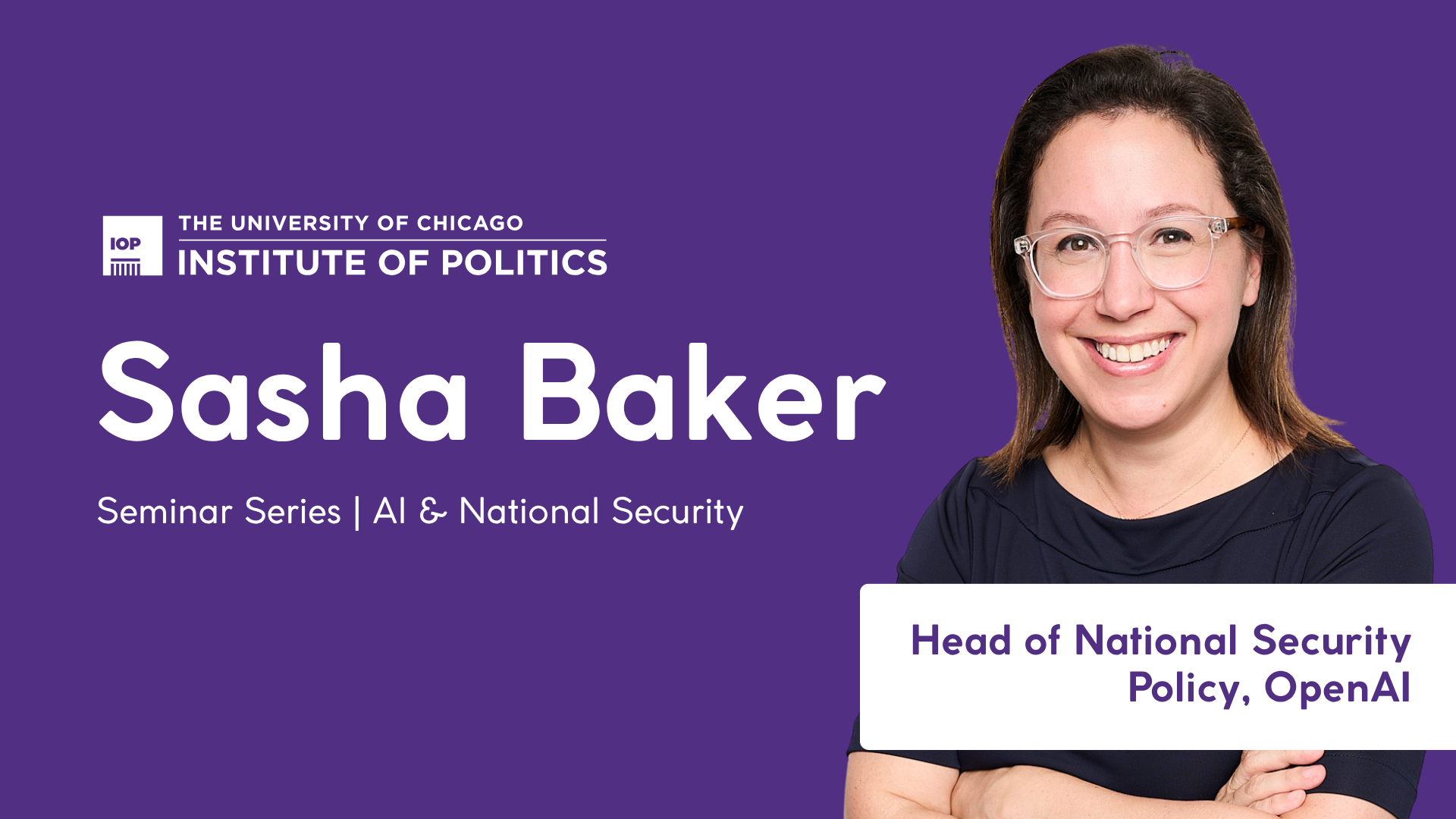 Poster Image for Sasha Baker | What Is AI & Where Is the Technology Going?