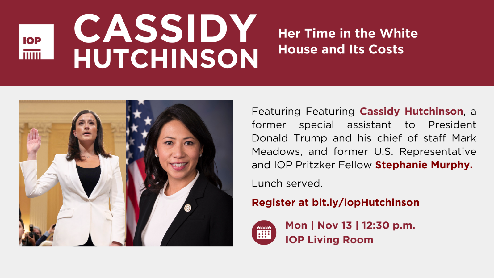 Poster Image for Cassidy Hutchinson: Her Time In the White House and Its Costs