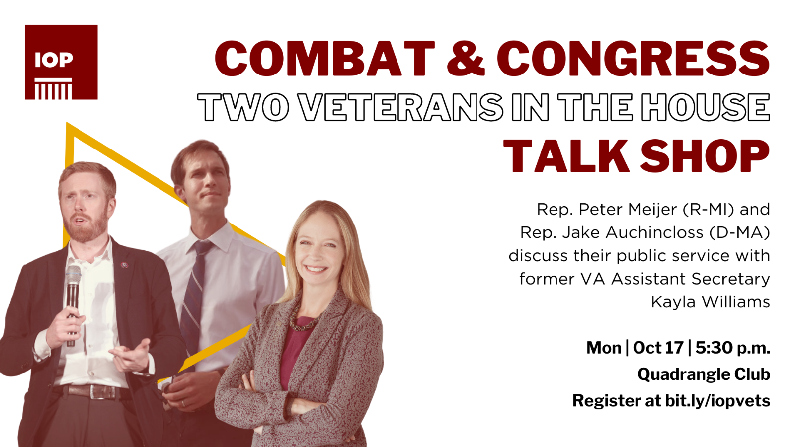 Combat and Congress: Two Veterans in the House Talk Shop
