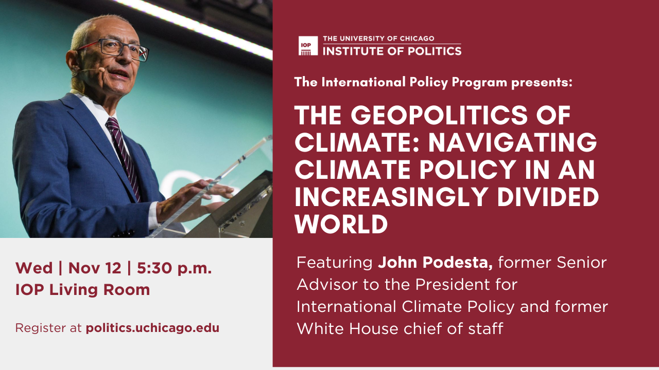 Poster Image for The Geopolitics of Climate: Navigating Climate Policy in an Increasingly Divided World