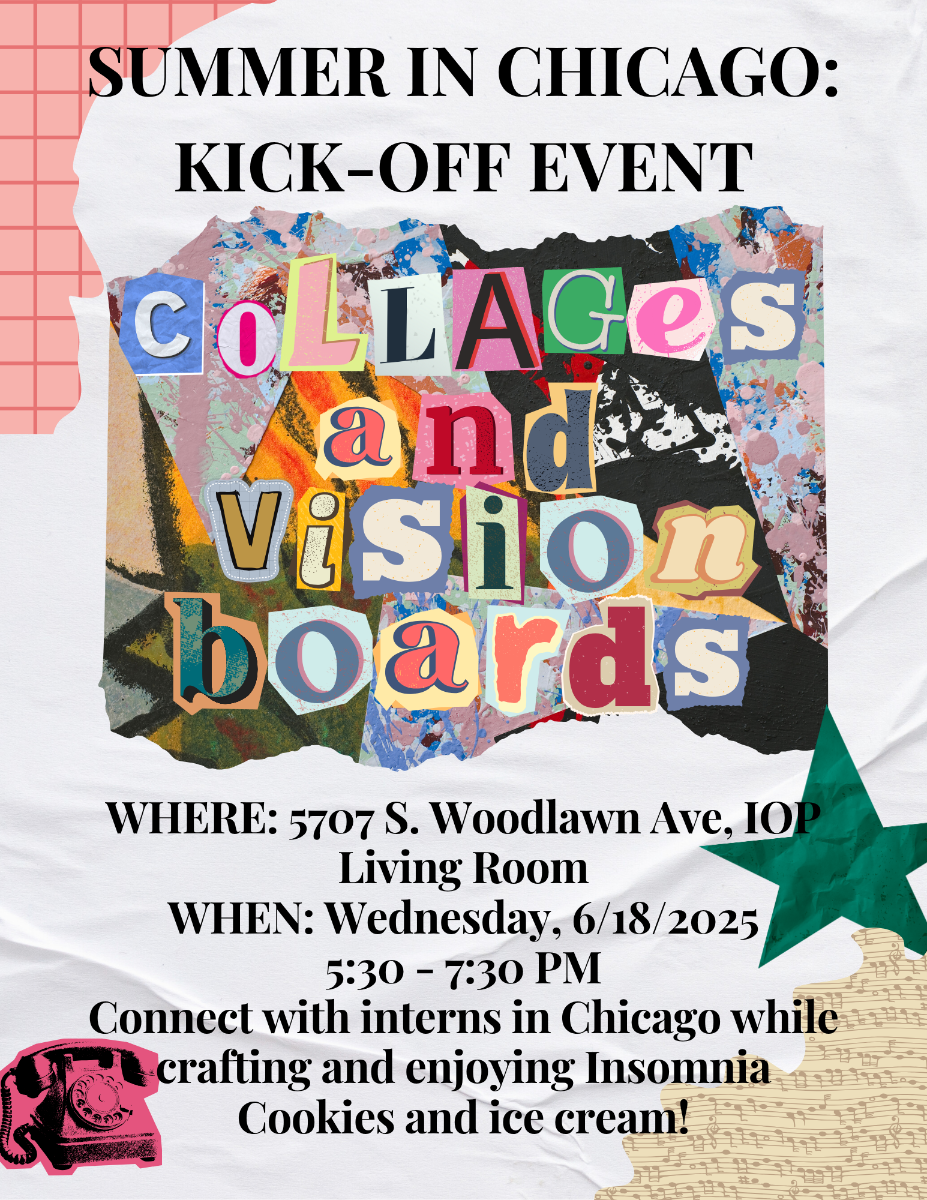 Poster Image for IOP Summer in Chicago Collage and Vision Board Social