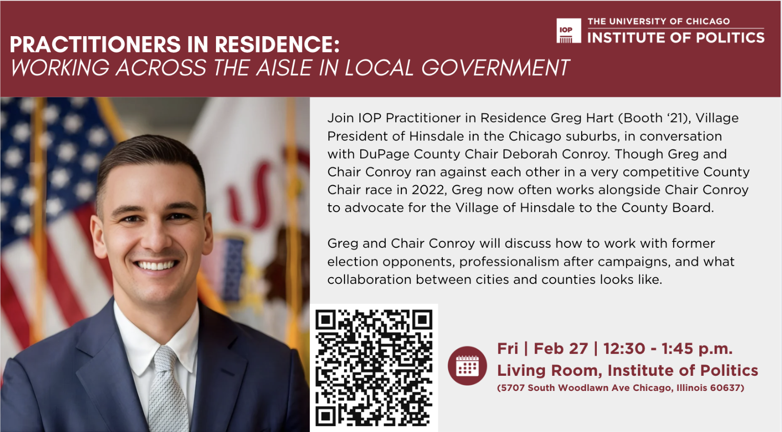 Poster Image for Practitioners in Residence: Working Across the Aisle in Local Government