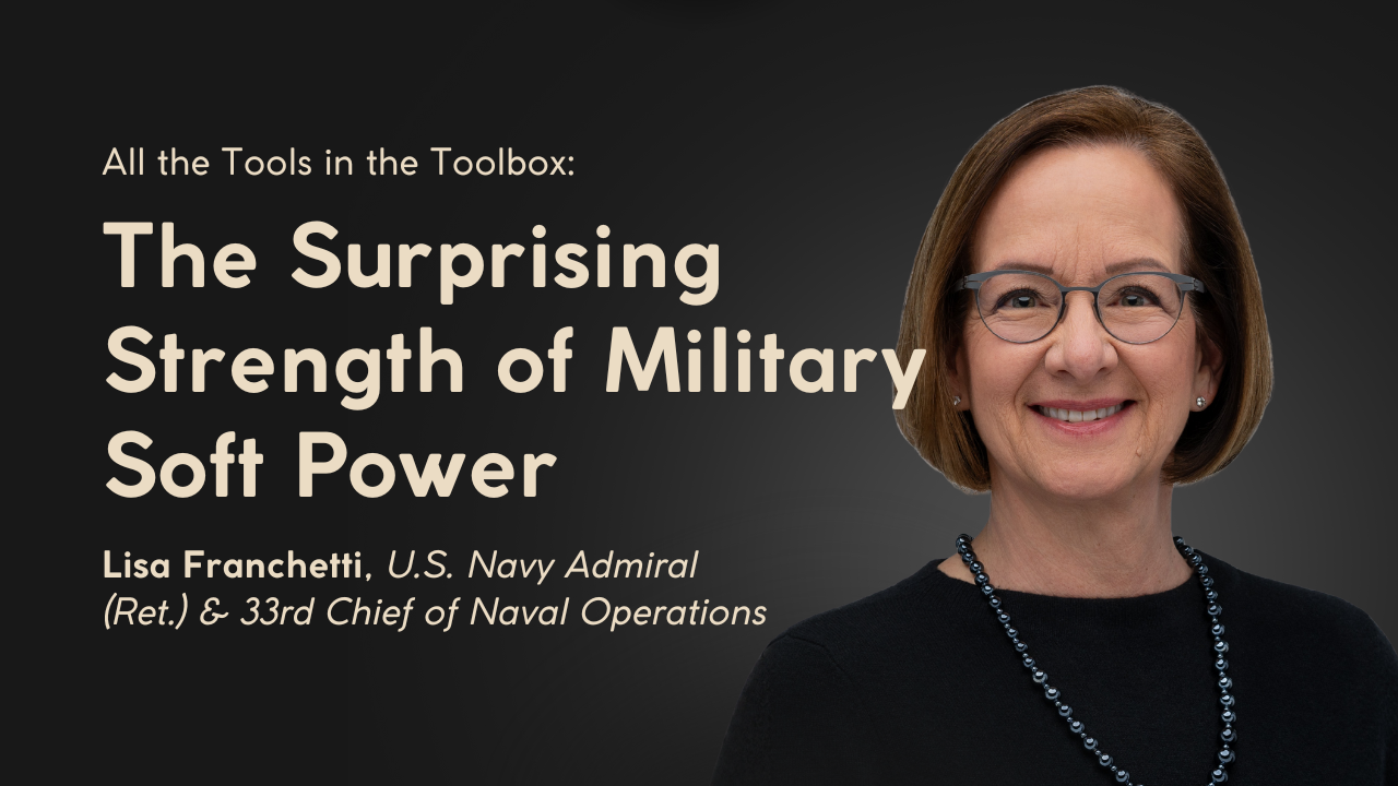 Poster Image for Franchetti | Military = Soft Power? You Bet. I Was Part of It