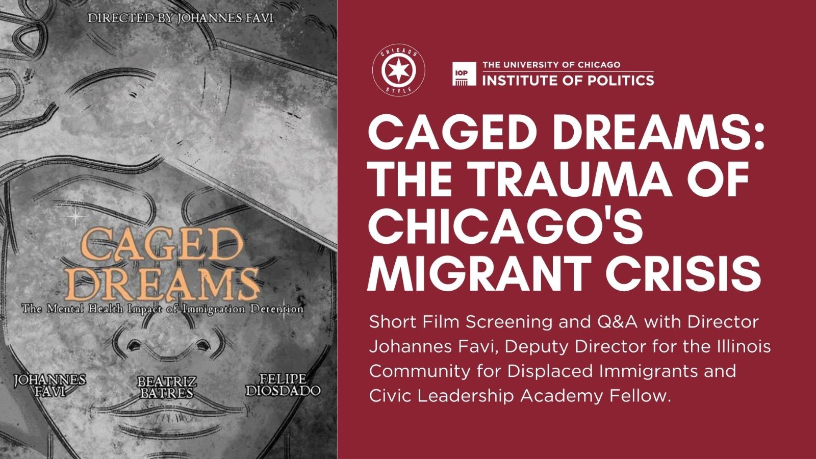 Poster Image for Caged Dreams (Short Film Screening and Director Q&A): The Trauma of Chicago's Migrant Crisis