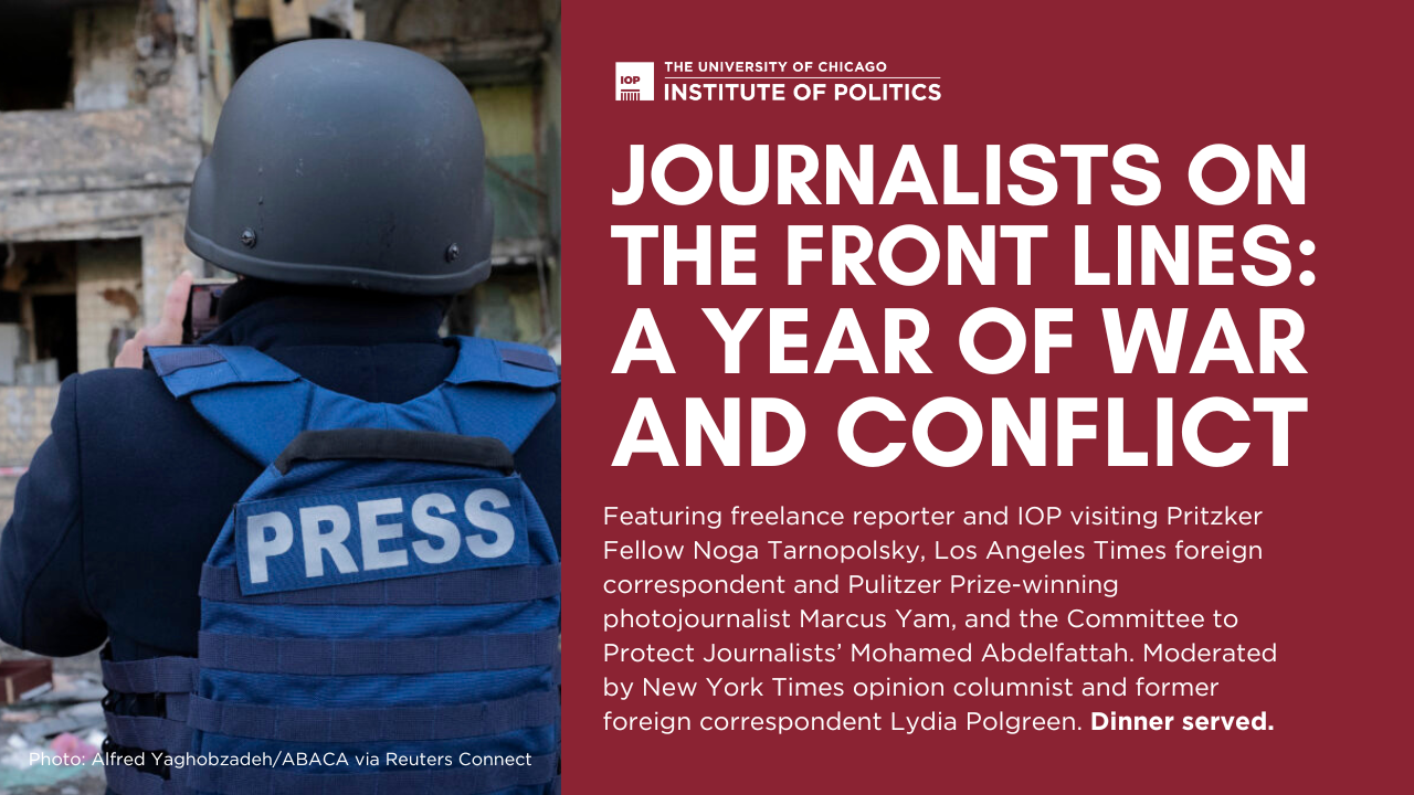 Poster Image for Journalists On the Front Lines: A Year of War and Conflict