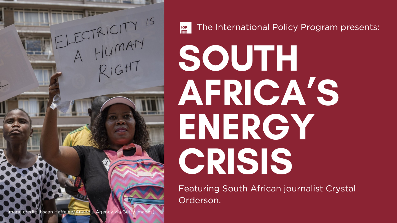 Poster Image for IPP: South Africa’s Energy Crisis